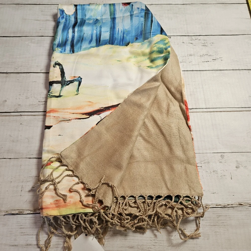 Heirloom Anna Pashmina Scarf‎ Wrap NWT Tree